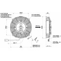 VENTILADOR SPAL 12V ASPIRADO