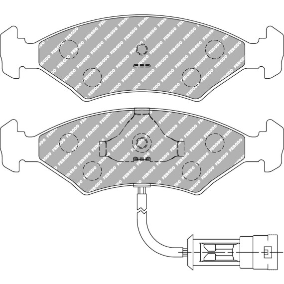 PLAQUETTE DE FREIN FERODO DS-PERFORMANCE