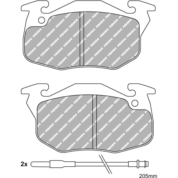 FERODO DS-PERFORMANCE BRAKE PADS