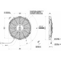 VENTILADOR SPAL 12V ASPIRADO