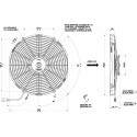 VENTILADOR SPAL 12V ASPIRADO