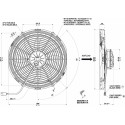 VENTILADOR SPAL 12V ASPIRADO