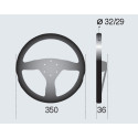 VOLANTE SPARCO R375 Ø350mm PIEL VUELTA