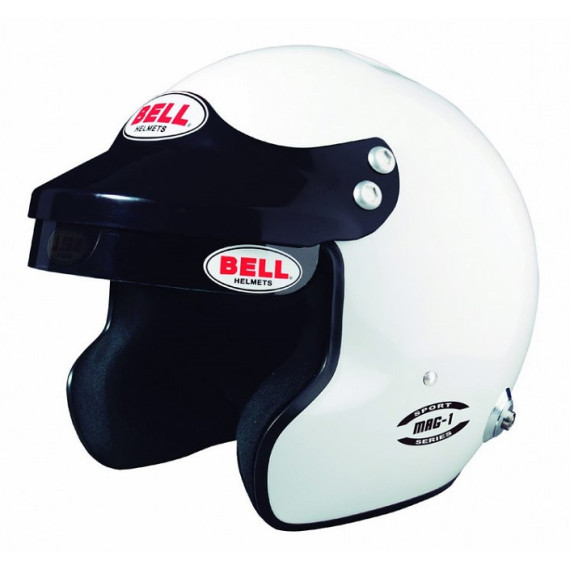 CASQUE BELL MAG 1 HANS BLANC FIA 8859-2015