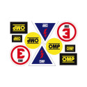 SET OMP STICKERS EXTINGUISHER