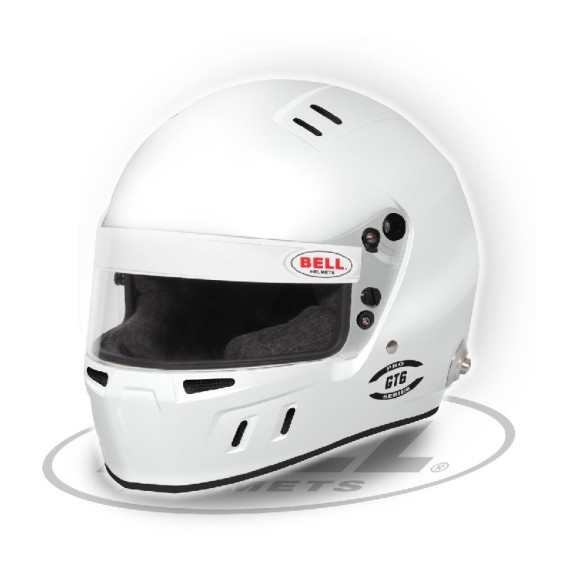 CASCO BELL GT6 PRO BLANCO HANS FIA8859/SA2020