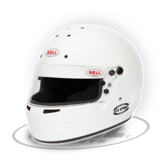 CASQUE BELL GT5 SPORT BLANC HANS FIA8859-2015