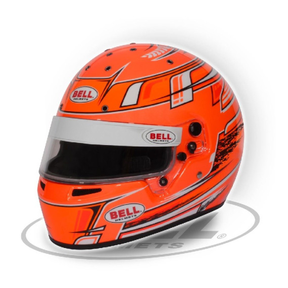 CASCO BELL KC7-CMR CHAMPION NARANJA SNELL-FIA CMR-2016