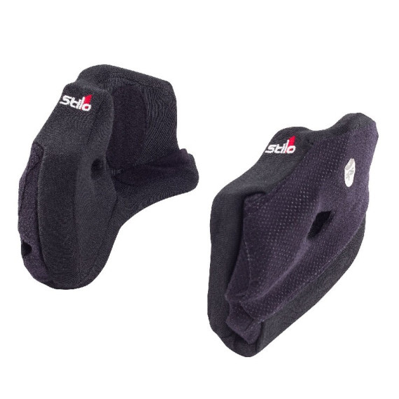 BLACK COLOR CHEEK PADS FOR STILO WRC HELMETS