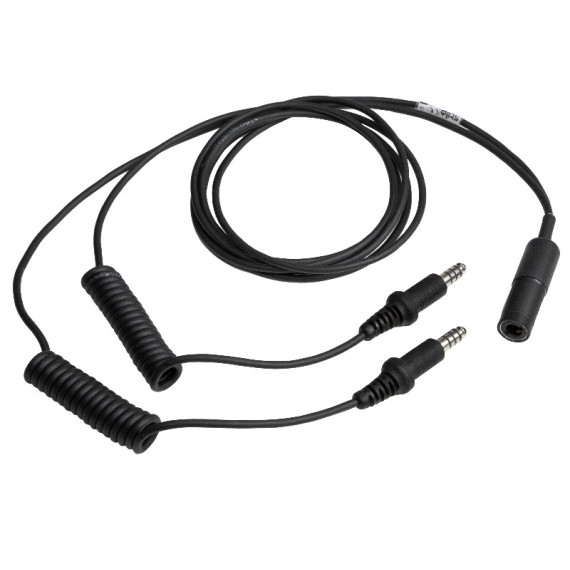 STILO CABLE PROLONGACION CENTRALITA CON TRES CASCOS