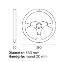 VOLANT PLAT OMP VELOCITA' SUPERLEGGERO