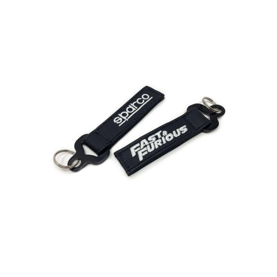 SPARCO FAST & FURIOUS LEATHER KEYCHAIN