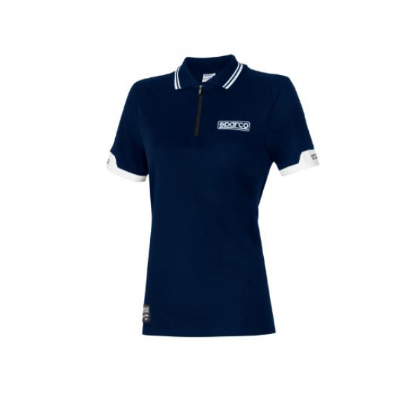 POLO SPARCO ZIP MUJER