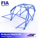 Roll Cage AUDI Coupe (B2) 2-doors Coupe Quattro MULTIPOINT WELD IN V4