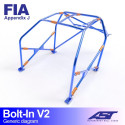 Roll Cage FIAT Punto (Type 188) 3-doors Hatchback FWD BOLT IN V2