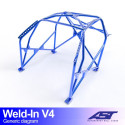 Roll Cage AUDI A3 / S3 (8L) 3-doors Hatchback FWD WELD IN V4