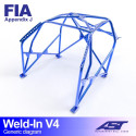 Roll Cage FORD Fiesta (Mk1) (GBFT) 3-doors Hatchback WELD IN V4