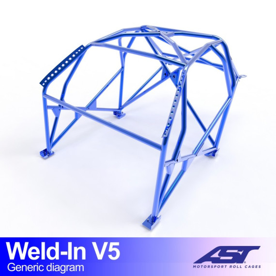 Arco de Seguridad AUDI TT (8N) 3-puertas Hatchback Quattro SOLDAR V5