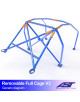 Arco de Seguridad ALFA ROMEO 155 (Tipo 167) 4-puertas Sedan FWD DESMONTABLE FULL CAGE V3