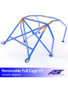 Arco de Seguridad ALFA ROMEO 155 (Tipo 167) 4-puertas Sedan FWD DESMONTABLE FULL CAGE V3