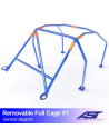 Arco de Seguridad BMW (E46) 3-Series 4-puertas Sedan RWD DESMONTABLE FULL CAGE V1