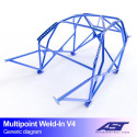 Roll Cage BMW 1-Series (E82) 2-doors Coupe RWD MULTIPOINT WELD IN V4