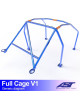 Arco de Seguridad NISSAN Sunny (N14) 3-puertas Hatchback FULL CAGE V1