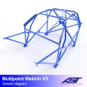 Roll Cage OPEL Corsa (E) 3-doors Hatchback MULTIPOINT WELD IN V5