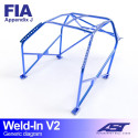 Roll Cage OPEL Kadett (C) 3-doors Coupe WELD IN V2