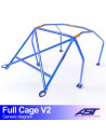 Arco de Seguridad PEUGEOT 206 (Phase 1/2) 3-puertas Hatchback FULL CAGE V2