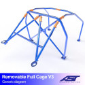 Arco de Seguridad TOYOTA MR-2 (W30) 2-puertas Roadster DESMONTABLE FULL CAGE V3