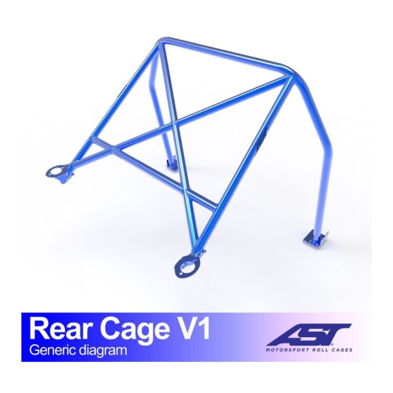 Roll Bar CITROËN ZX 3-doors Hatchback REAR CAGE V1