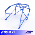 Roll Cage CITROËN AX (Phase 1/2) 5-door Hatchback WELD IN V3