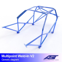 Roll Cage CITROËN Xsara (Phase 1/2 ) 3-doors Hatchback MULTIPOINT WELD IN V2