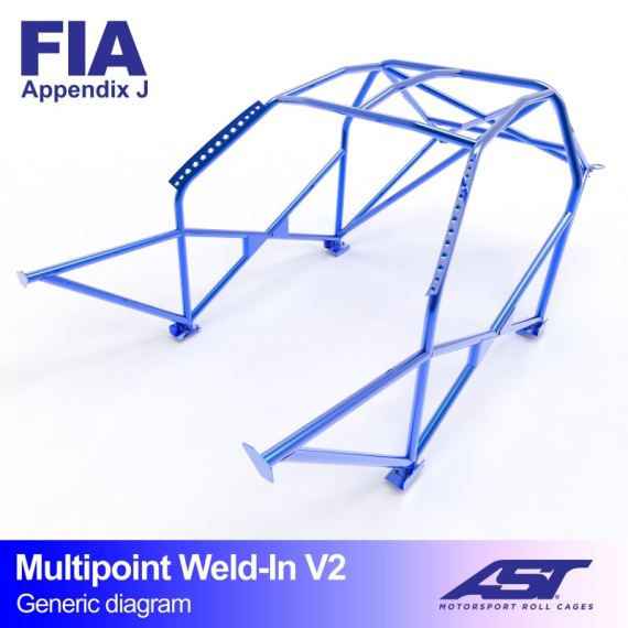 Arceau de Sécurité CITROËN ZX 3-doors Hatchback MULTIPOINT WELD IN V2