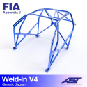 Roll Cage CITROËN C2 (Phase 1/2 ) 3-doors Hatchback WELD IN V4