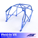 Roll Cage CITROËN AX (Phase 1/2) 5-door Hatchback WELD IN V4