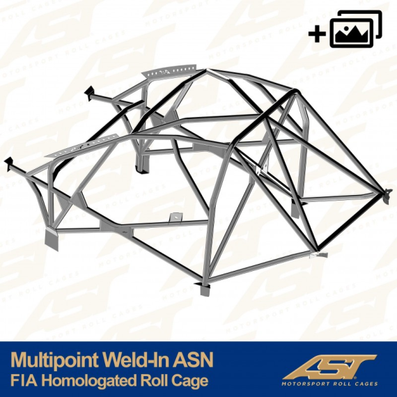 Arco de Seguridad HomologadoFIA MITSUBISHI Lancer EVO X 4-door Sedan MULTIPUNTO SOLDAR ASN