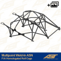 FIA Homologated Roll Cage RENAULT Clio (Phase 3) 3-doors Hatchback MULTIPOINT WELD IN ASN