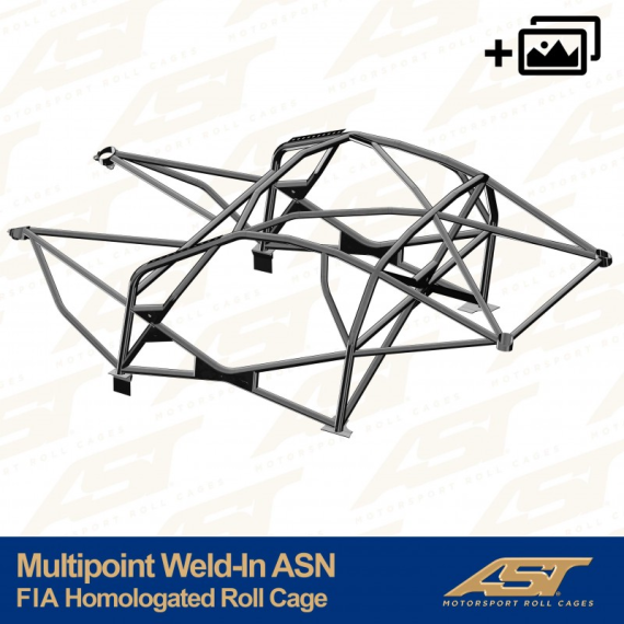 Arco de Seguridad HomologadoFIA NISSAN GTR (R35) 2-puertas Coupe MULTIPUNTO SOLDAR ASN