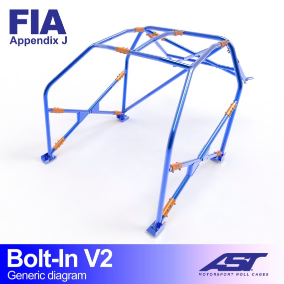 Arco de Seguridad CITROËN ZX 3-puertas Hatchback ATORNILLAR V2