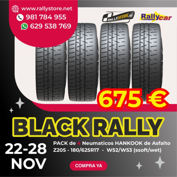 4 NEUMATICOS HANKOOK Z205 - 180/627R17 W52/W53 SSFOT/WET