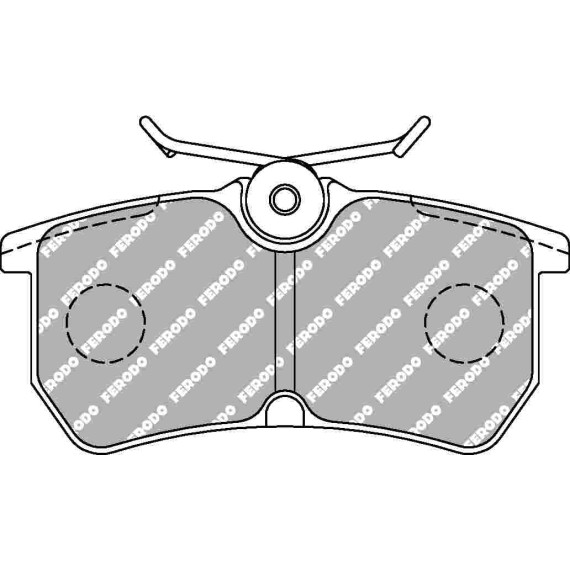 PASTILLA DE FRENO FERODO RACING DS2500