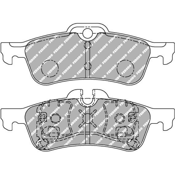 PASTILLA DE FRENO FERODO RACING DS2500