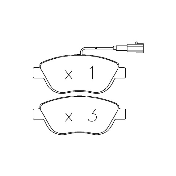 OMP ROAD & SPORT BRAKE PADS