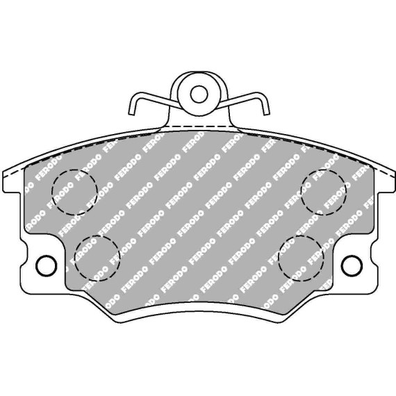 PASTILLA DE FRENO FERODO RACING DS3000