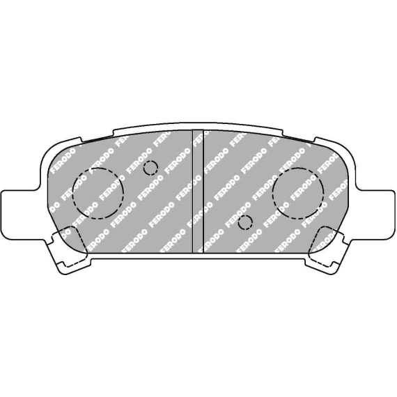 PASTILLA DE FRENO FERODO RACING DS2500